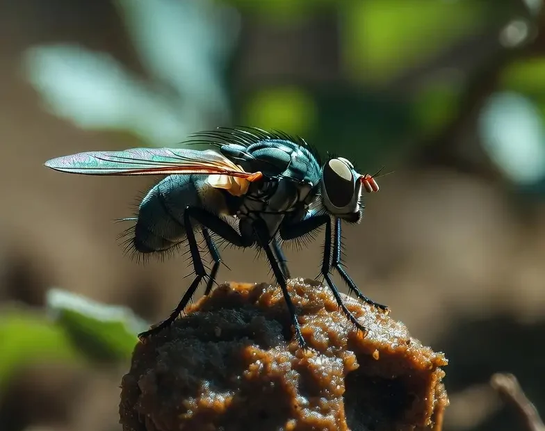 why do flies like poop